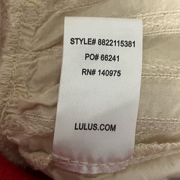 Lulus Sweet in the Sunshine Cream Striped Tiered Maxi Dress. Size M - Picture 7 of 9